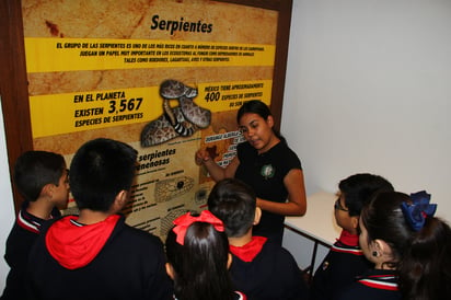 Participación. La Facultad de Ciencias Biológicas, realiza diversas actividades por el mes del Desierto Chihuahuense. (EL SIGLO DE TORREÓN)