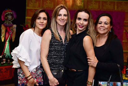 Silvia López, Gisela Fernández, Brenda Torres y Brenda Luna.