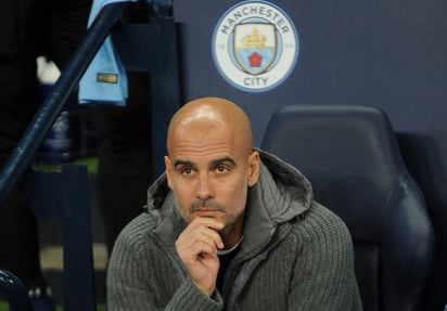 Josep Guardiola, técnico del Manchester City.