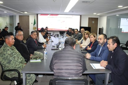 Planeación. La reunión se realizó la mañana del martes en las instalaciones del C-5. (EL SIGLO DE TORREÓN)