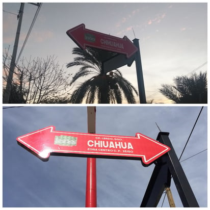 Error. Se equivocaron en el nombre de la calle y omitieron la 'H' de la segunda sílaba. Lo correcto es 'Chihuahua' no Chiuahua. (EL SIGLO DE TORREÓN)