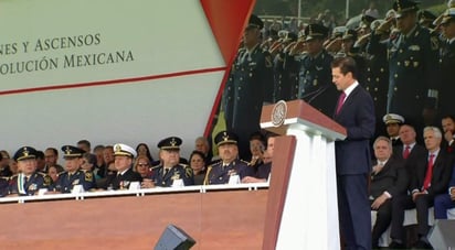 Peña Nieto dijo que hay un vacío legal en la actuación de las fuerzas armadas tras el revés en la Suprema Corte de Justicia a la Ley de Seguridad Interior. (TWITTER)