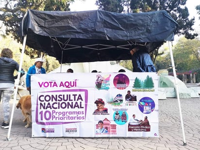 Hoy se realiza una segunda consulta ciudadana. (NOTIMEX) 