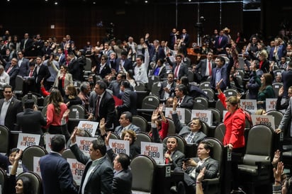 Votación. El pleno de la Cámara de Diputados aprobó este martes, con 469 votos a favor, la reforma constitucional para eliminar el fuero a todos los servidores públicos, incluido el Presidente de la República; pero se mantiene la inmunidad procesal. (EL UNIVERSAL)
