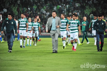 Santos Laguna fue incapaz de meterle gol a los Rayados y se despidió del Apertura 2018 perdiendo el invicto en el Estadio Corona. (RAMÓN SOTOMAYOR) 