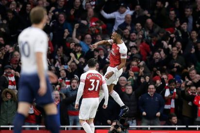 Pierre Emerick Aubameyang abrió el marcador en el Emirates Stadium de Londres.