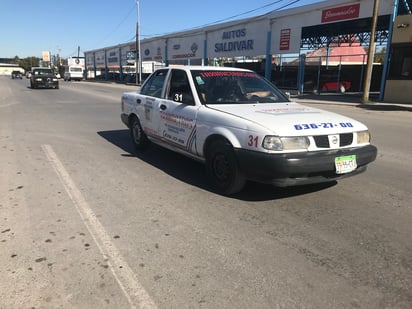 Acciones. Taxistas de Monclova realizan acciones de resistencia civil contra el ayuntamiento.