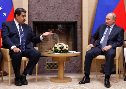 Maduro está de visita en Moscú y se reunió con el presidente Putin. (AP) 