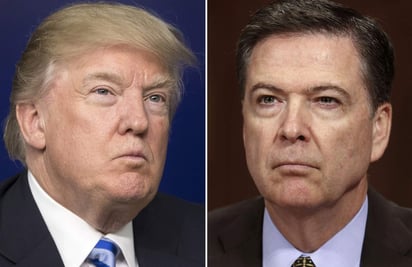 En dos tuits, Trump criticó el testimonio de Comey, cuya transcripción se hizo pública el sábado por la noche y fue publicada hoy por varios medios estadounidenses. (ARCHIVO)