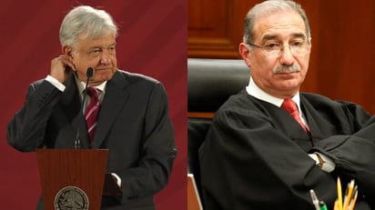 AMLO y el Poder Judicial de la Federación han estado en polémica recientemente debido a la Ley Federal de Remuneraciones de los Servidores Públicos, que establece que ningún funcionario puede ganar más que el presidente. (ARCHIVO)