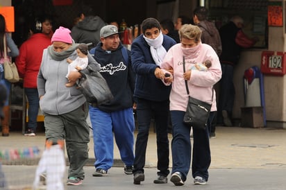 Frío. Por el ingreso del frente frío número 17, se prevén temperaturas mínimas entre 4 y 6 grados centígrados.