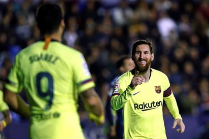 El argentino marcó un 'hattrick' para que Barcelona se afiance con la primera posición de LaLiga.