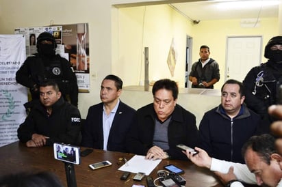 Caso. El fiscal general de Coahuila, Gerardo Márquez, informó sobre el asesinato de la alcaldesa de Juárez. (ESPECIAL) 