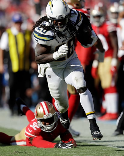 Melvin Gordon se perdió los últimos tres juegos de Chargers.