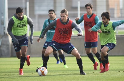 Julio Furch, ayer durante la práctica de los Guerreros, es pretendido por las Águilas del América.