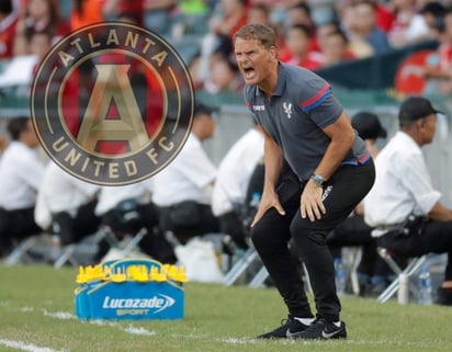 Frank de Boer en su era como técnico del Crystal Palace.