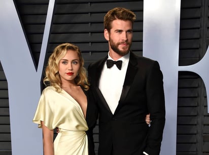 Según algunas fuentes aseguran que Miley Cyrus y Liam Hemsworth ya se casaron. (ARCHIVO) 