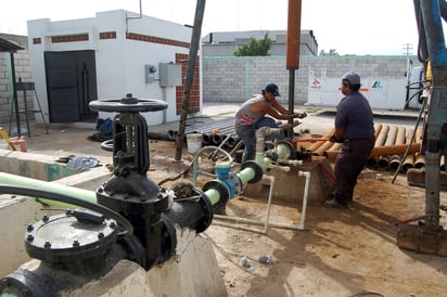 Por tal motivo, se detendrá la operación de este pozo y se podría registrar una baja presión en el suministro del vital líquido en esa área industrial. (ARCHIVO)