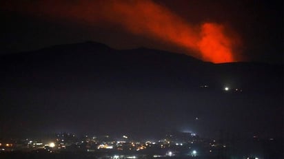 La mayoría de los misiles fueron derribados por baterías antiaéreas. (ESPECIAL)