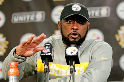 Mike Tomlin, coach de Pittsburgh, habló ayer sobre Antonio Brown.