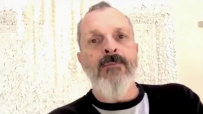 Imagen. Miguel Bosé dio un mensaje en sus redes y sus fanáticos lo notaron en mal estado físico.(ESPECIAL) 