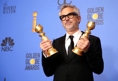 Alfonso Cuarón se llevó dos Globos de Oro por su película Roma. (EFE) 