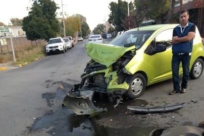 Daños. Ambas unidades involucradas en el accidente vial resultaron con daños de consideración.