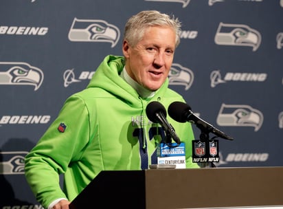 Pete Carroll se dijo satisfecho con lo que hicieron los Halcones Marinos de Seattle en esta temporada.