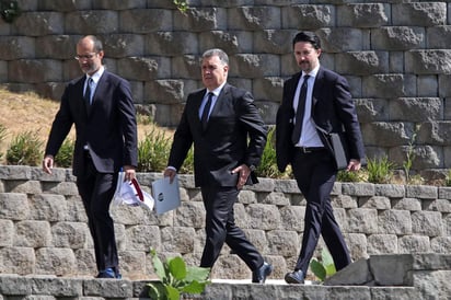 En las instalaciones del CAR de la Femexfut, fue presentado el argentino Gerardo Martino (c) como nuevo entrenador de la Selección Mexicana rumbo a Qatar 2022.