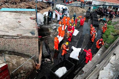 El accidente ocurrió  sobre las 16:30 hora local (08:00 GMT) cuando una parte de la mina, donde trabajaban 87 personas, se vino a bajo por motivos que están siendo investigados. (ARCHIVO)