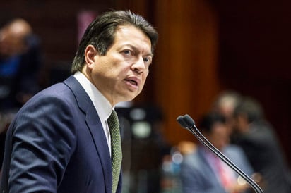 El coordinador de Morena en la Cámara de Diputados, Mario Delgado, emitió un comunicado de prensa donde dio la razón al Presidente de la República, Andrés Manuel López Obrador, en cuanto a que el Senado puede y debe 'mejorar' el dictamen. (ARCHIVO)