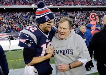 Con Tom Brady (i) como mariscal de campo y Bill Belichick al mando, los Patriotas raramente no son favoritos en un juego, ya que han alcanzado 13 veces la final de la Americana.