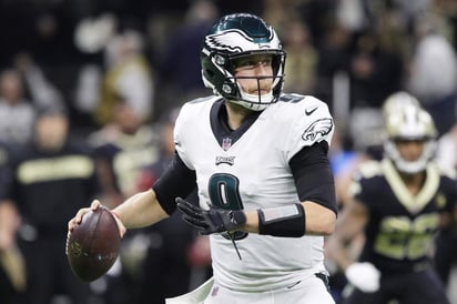 Nick Foles, mariscal de campo de las Eagles de Filadelfia.