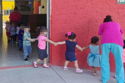 Apoyo. Las estancias infantiles reciben 900 pesos por cada niño como beca, recurso que no han recibido en este mes de enero. (EL SIGLO DE TORREÓN)