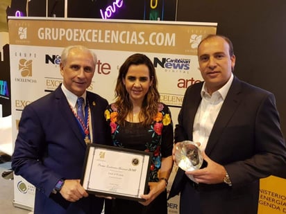 El premio fue otorgado por la creación de la marca Vinos de Coahuila, como resultado de la Asociación Vinos de Coahuila PROVICO. (ESPECIAL)