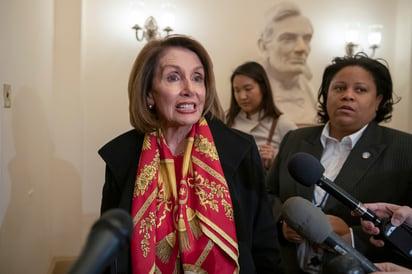 Mensaje. Nancy Pelosi advirtió a Trump que no se le permitirá dar su mensaje del Estado de la Unión debido al cierre de gobierno. (AP)