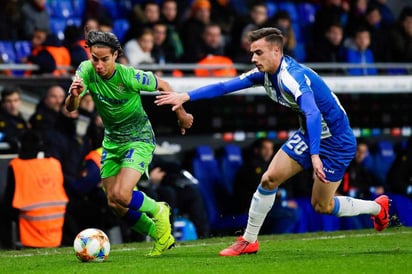 El juvenil mexicano vio minutos ayer en la Copa del Rey ante el Espanyol de Barcelona. (Especial)