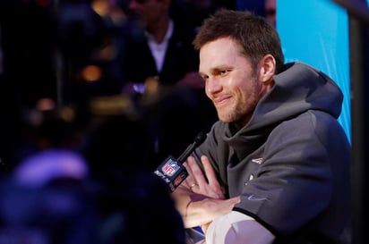 Tom Brady tuvo un encuentro con los medios de comunicación, donde un comediante mexicano lo cuestionó acerca de la cinta de Alfonso Cuarón, Roma. (ARCHIVO)