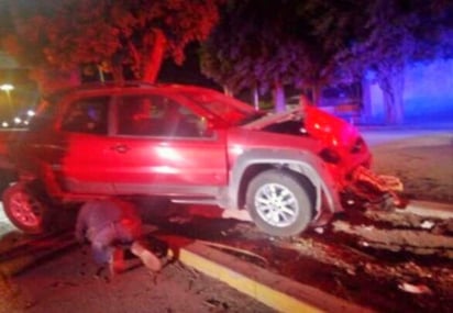 La camioneta fue asegurada por los agentes y trasladada a los patios de la Vicefiscalía región Laguna. (EL SIGLO DE TORREÓN)