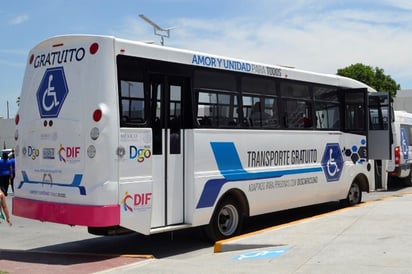 El servicio de la Ruta Azul para personas con discapacidad se amplió durante el pasado año 2018 en la región Lagunera. (EL SIGLO DE TORREÓN)