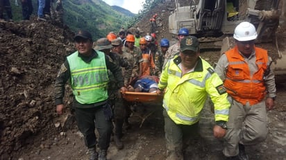 Recuento. Al menos 12 personas han muerto y 25 resultaron heridas por dos deslaves en Bolivia.