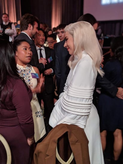 Yalitza Aparicio se encontró con Lady Gaga. (ESPECIAL) 