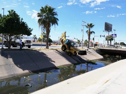 Fueron cerca de 3 toneladas de basura las que se lograron sacar del canal de riego. (EL SIGLO DE TORREÓN) 