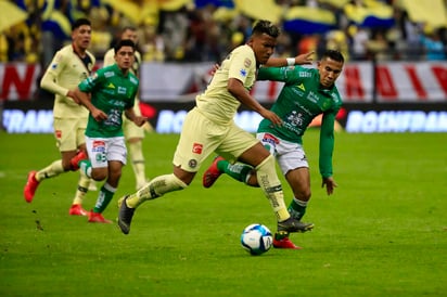 Los goles de la victoria fueron obra de José Juan Macías al minuto 12, así como del ecuatoriano Ángeles Mena en dos ocasiones, a los 72 y 79. Con este resultado, los americanistas se quedaron con nueve unidades, en tanto 'La Fiera' sumó once puntos. (ARCHIVO)