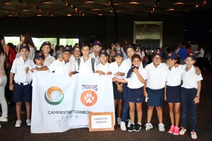 En base a entrenamientos diarios, una gran preparación y la ayuda de sus entrenadores, los Tigers del Campestre Torreón se han colocado en los primeros lugares en las distintas categorías en infantiles y juveniles. (Especial)