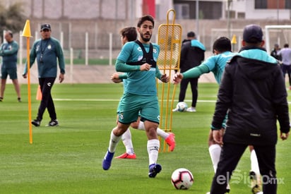 El plantel Albiverde sostuvo un entrenamiento matutino en las instalaciones de TSM, donde comenzaron a preparar la táctica para su duelo ante Cruz Azul. (Jesús Galindo)