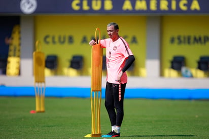 Agustín Marchesín, portero del América, durante un entrenamiento. (Jam Media)