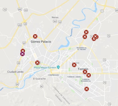 Son aproximadamente 13 gasolineras en la ciudad de Torreón, las que permanecen cerradas ante la falta de combustible.