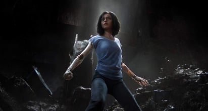 La cinta Alita: Battle Angel encabezó la taquilla en EUA. (ARCHIVO) 