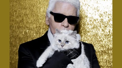 Choupette, es la gata heredera de la fortuna de Karl Lagerfeld, el diseñador alemán que falleció este día a los 85 años de edad. (ESPECIAL)
